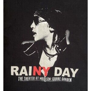 VTG 2006 RAIN Bi Rainy Day NY MSG Tour Gildan Shirt Rare K-Pop Band Y2K Korean